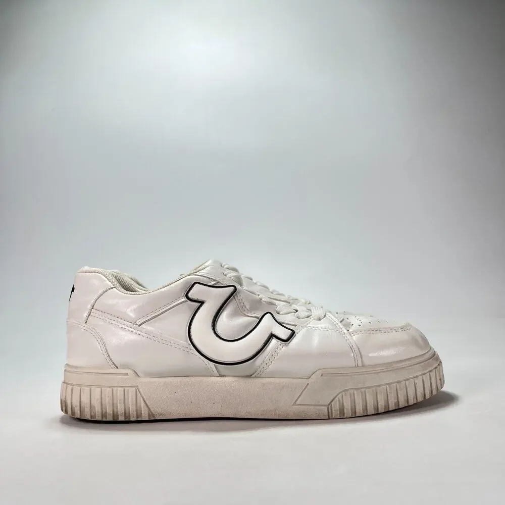 True Religion Stashaus White Low Top Casual Lifestyle Sneakers Women's Size 8